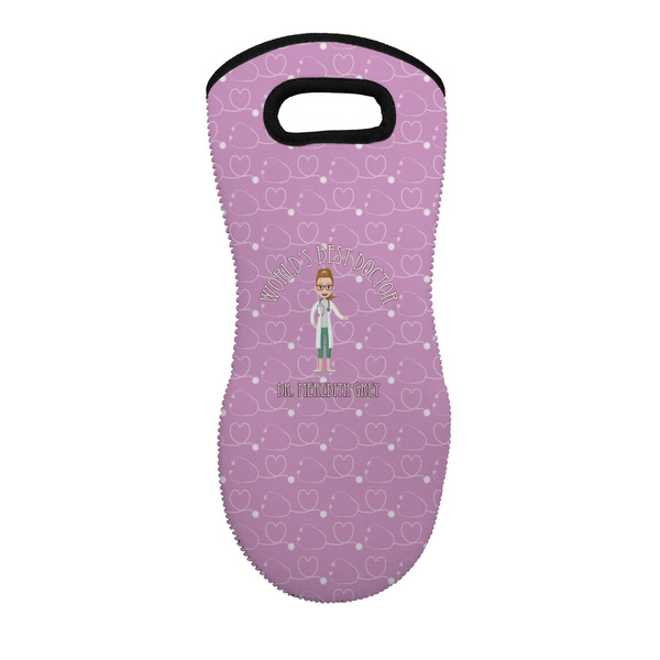 Custom Doctor Avatar Neoprene Oven Mitt w/ Name or Text
