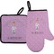Doctor Avatar Oven Mitt & Pot Holder Set w/ Name or Text