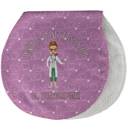 Doctor Avatar Burp Pad - Velour w/ Name or Text