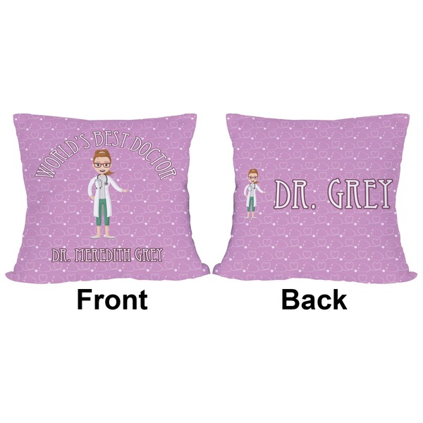 Doctor Avatar Outdoor Pillow - 20x20