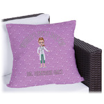 Doctor Avatar Outdoor Pillow - 16" (Personalized)