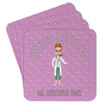 Doctor Avatar Paper Coasters w/ Name or Text
