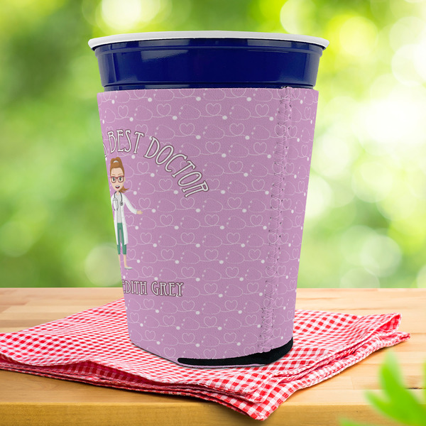 Doctor Avatar Party Cup Sleeves - with bottom - Lifestyle