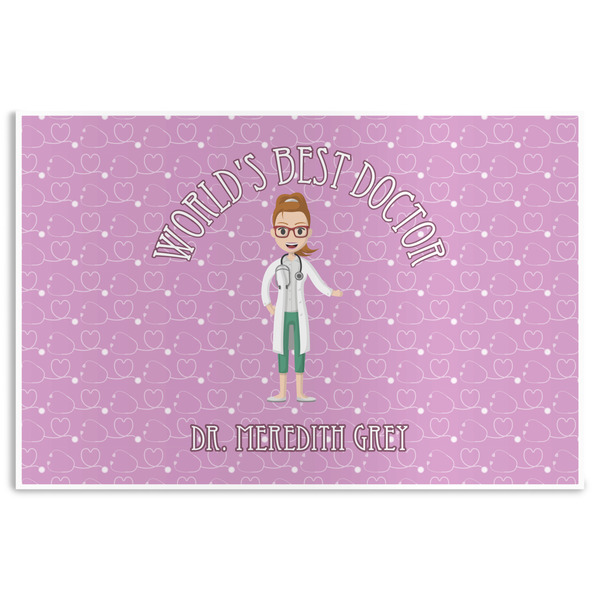 Custom Doctor Avatar Disposable Paper Placemats (Personalized)