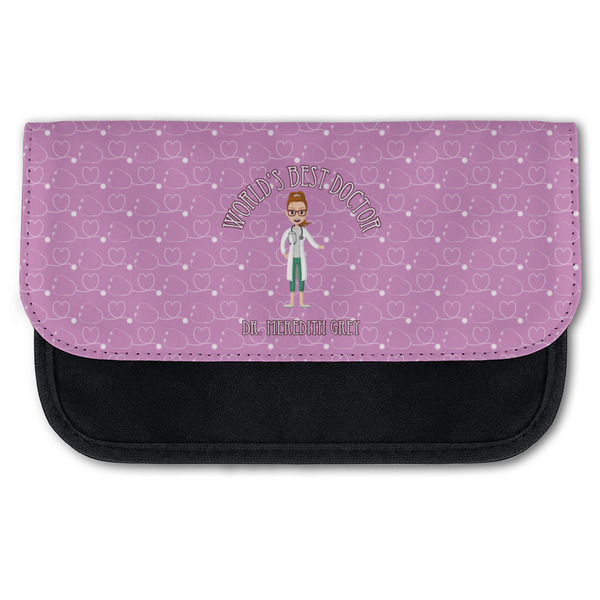 Custom Doctor Avatar Canvas Pencil Case w/ Name or Text
