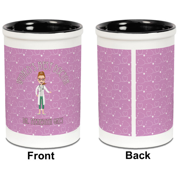 Doctor Avatar Pencil Holder - Black - approval