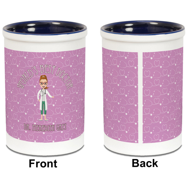 Doctor Avatar Pencil Holder - Blue - approval