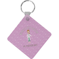 Doctor Avatar Diamond Plastic Keychain w/ Name or Text
