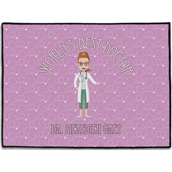 Custom Doctor Avatar Door Mat (Personalized)