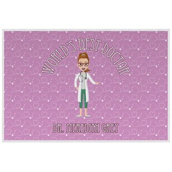 Doctor Avatar Laminated Placemat w/ Name or Text