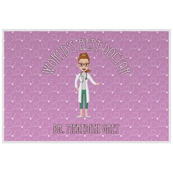 Doctor Avatar Laminated Placemat w/ Name or Text