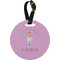Doctor Avatar Personalized Round Luggage Tag