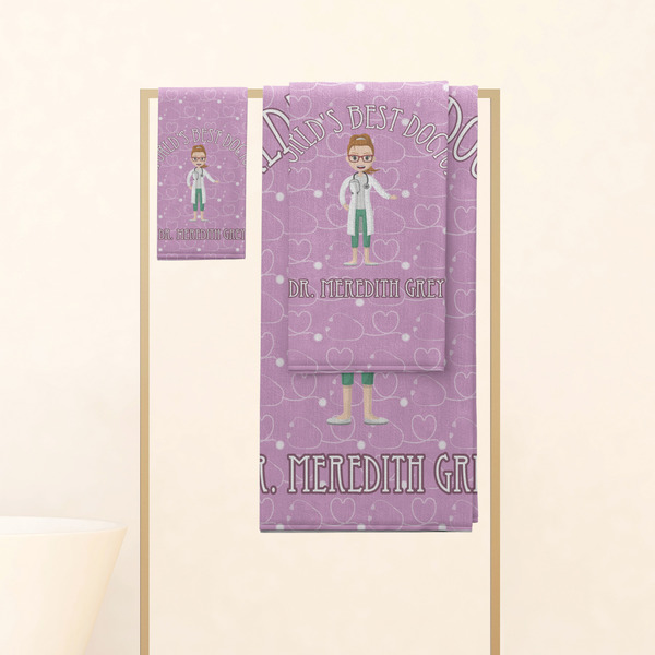 Doctor Avatar Personalized Towel Set