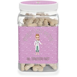 Doctor Avatar Dog Treat Jar (Personalized)