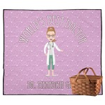 Doctor Avatar Outdoor Picnic Blanket (Personalized)