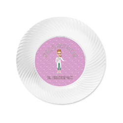 Doctor Avatar Plastic Party Appetizer & Dessert Plates - 6" (Personalized)