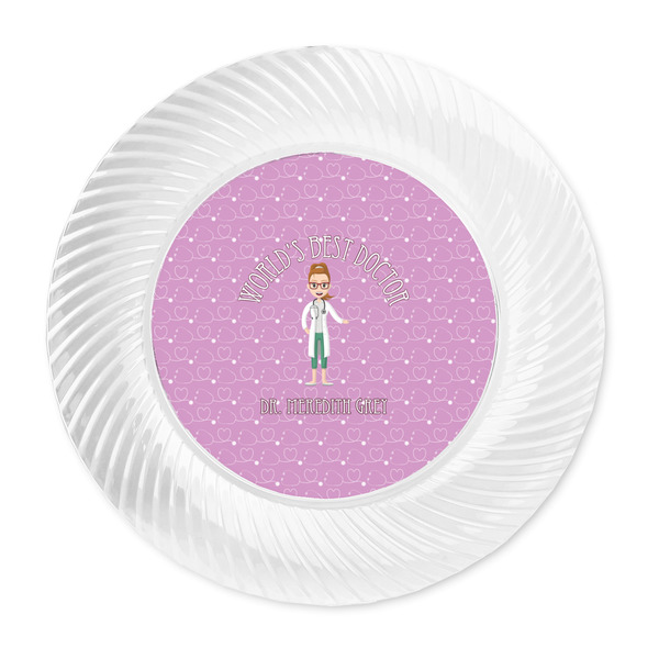 Doctor Avatar Plastic Party Dinner Plates - Approval