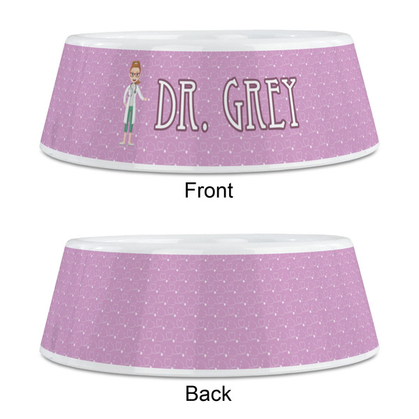 Doctor Avatar Plastic Pet Bowls - Medium - APPROVAL