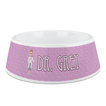 Doctor Avatar Plastic Dog Bowl - Medium (Personalized)