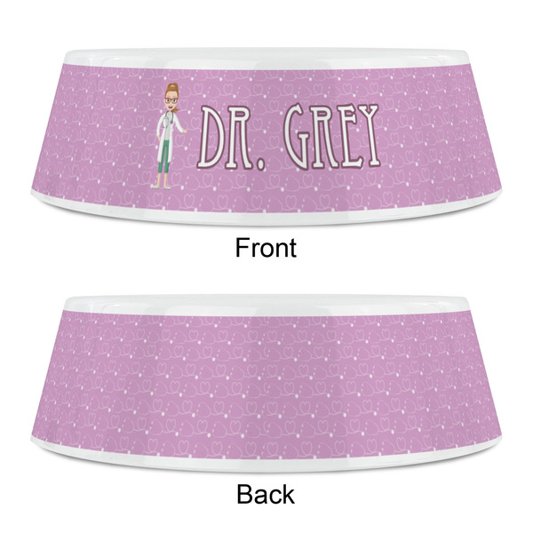 Doctor Avatar Plastic Pet Bowls - Small - APPROVAL