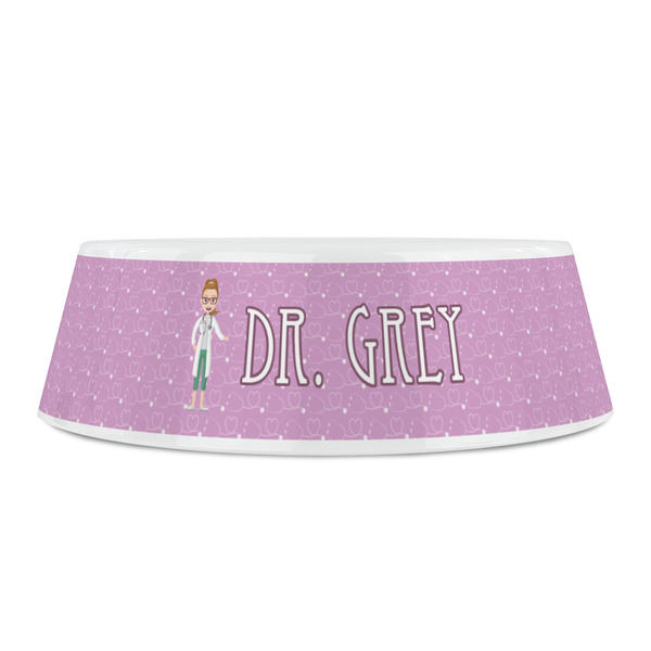 Doctor Avatar Plastic Pet Bowls - Small - FRONT