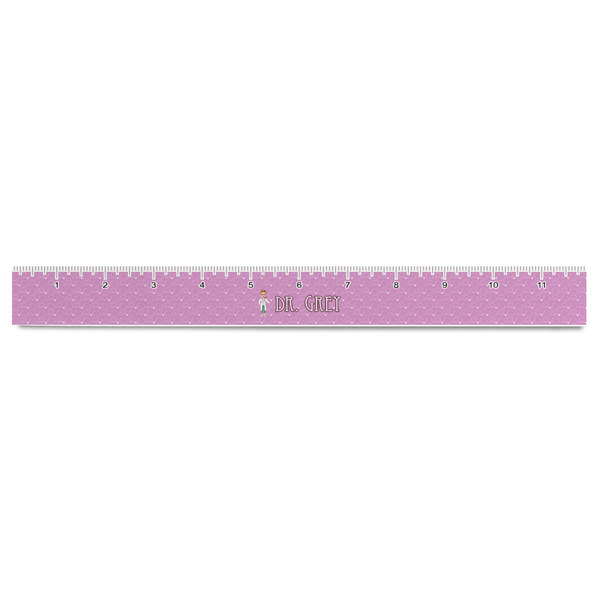 Doctor Avatar Plastic Ruler - 12" - FRONT