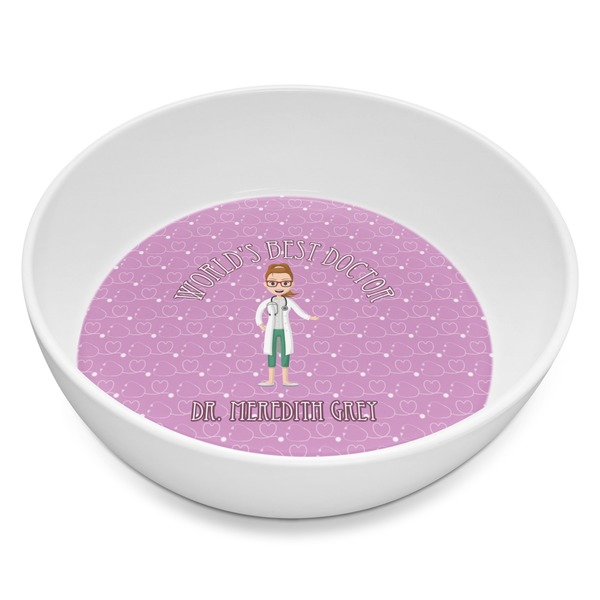 Custom Doctor Avatar Melamine Bowl - 8 oz (Personalized)