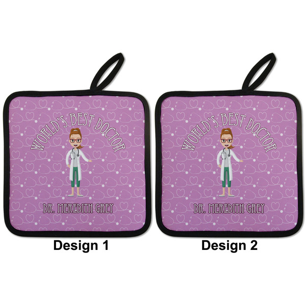 Doctor Avatar Pot Holders - Set of 2 APPROVAL