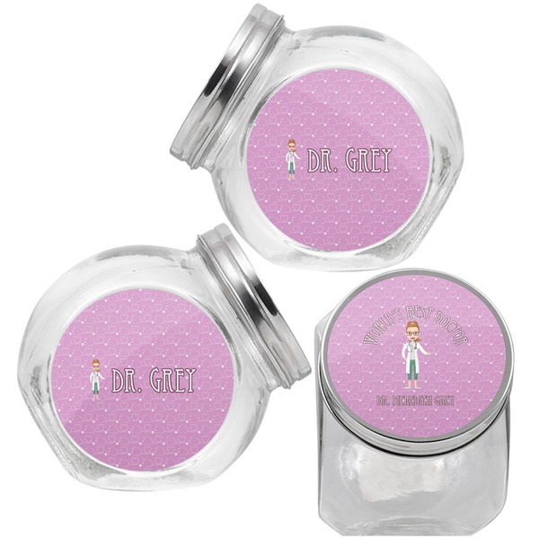 Doctor Avatar Puppy Treat Jar - Top Left Right