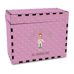 Doctor Avatar Wood Recipe Box - Full Color Print (Personalized)