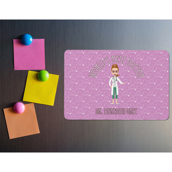 Doctor Avatar Rectangular Fridge Magnet - LIFESTYLE
