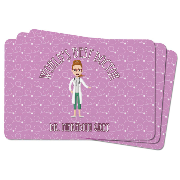 Doctor Avatar Rectangular Fridge Magnet - THREE