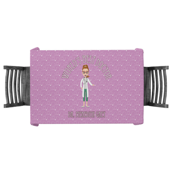 Custom Doctor Avatar Tablecloth - 58"x58" (Personalized)