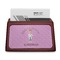 Doctor Avatar Red Mahogany Business Card Holder - Straight