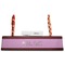 Doctor Avatar Red Mahogany Nameplates with Business Card Holder - Straight