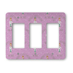 Doctor Avatar Rocker Style Light Switch Cover - Three Switch (Personalized)