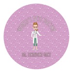 Doctor Avatar Round Decal - Small (Personalized)
