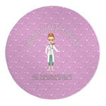 Doctor Avatar 5' Round Indoor Area Rug (Personalized)