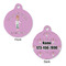 Doctor Avatar Round Pet ID Tag - Large - Approval