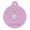 Doctor Avatar Round Pet ID Tag - Large - Front