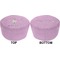 Doctor Avatar Round Pouf Ottoman (Top and Bottom)