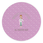 Doctor Avatar Round Stone Trivet (Personalized)