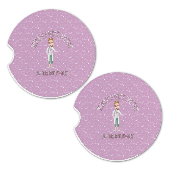 Doctor Avatar Sandstone Car Coasters - Set of 2