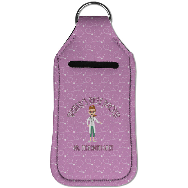 Doctor Avatar Sanitizer Holder Keychain - Large (Front)