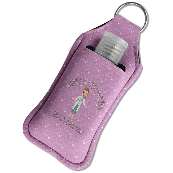Doctor Avatar Sanitizer Holder Keychain - Large in Case