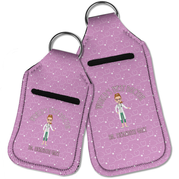 Doctor Avatar Sanitizer Holder Keychain - Parent Main