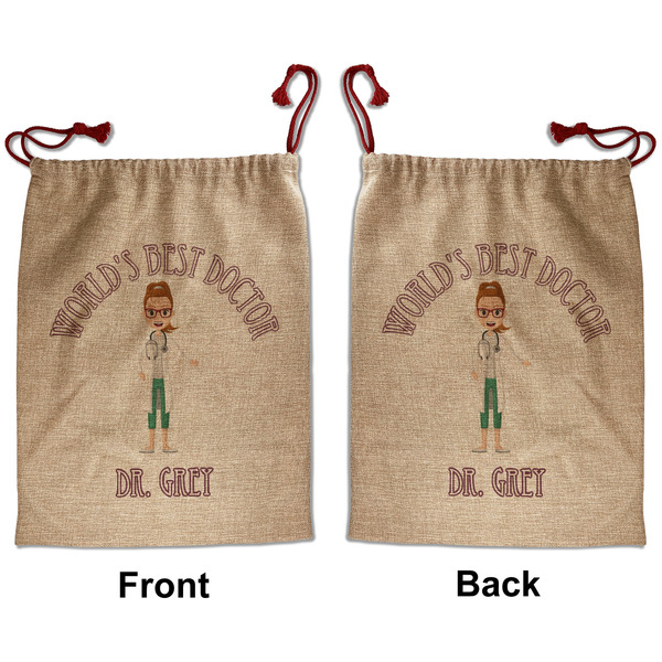 Doctor Avatar Santa Bag - Front and Back