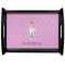 Doctor Avatar Black Wooden Tray - Large (Personalized)