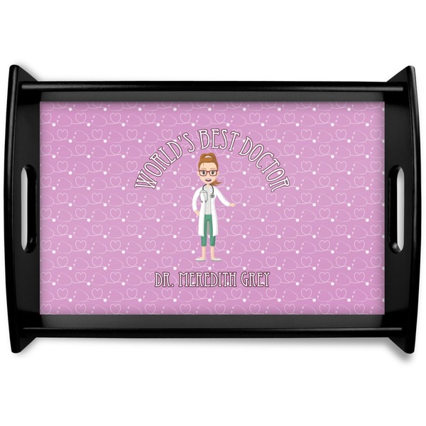 Custom Doctor Avatar Wooden Tray (Personalized)