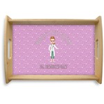 Doctor Avatar Natural Wooden Tray - Small (Personalized)